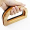 Purse Frame With Wooden Handle